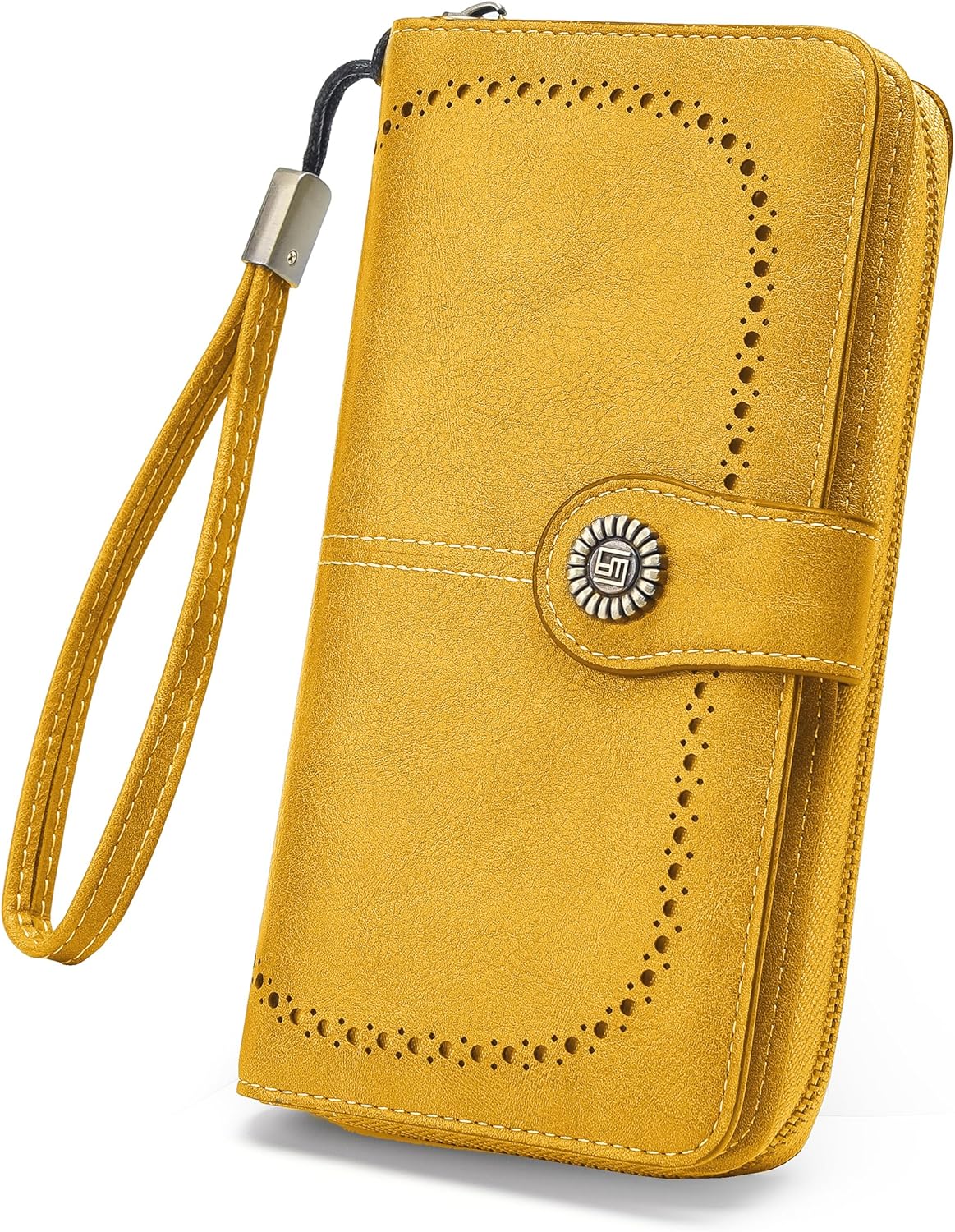 Billetera Amarilla para mujer. Cuero Sintético. Envío todo Costa Rica - Lupita and Prudence Costa Rica