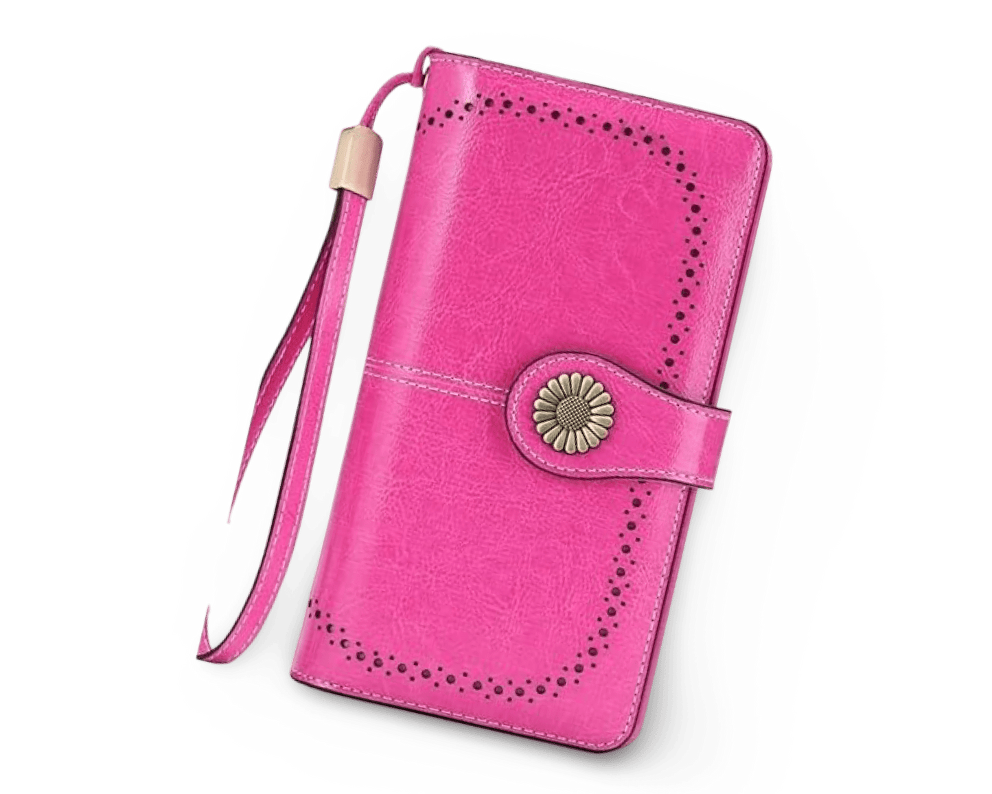 Billetera Rosa Chicle 100% Cuero Genuino. Envío todo Costa Rica - Lupita and Prudence Costa Rica
