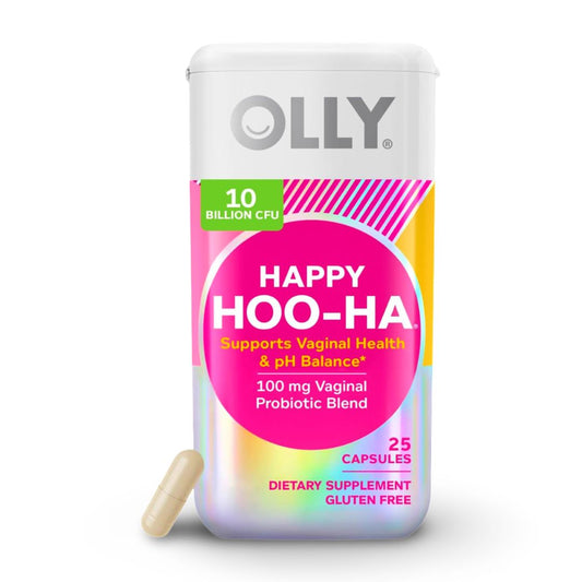 OLLY Happy Hoo - Ha – Probióticos Vaginales para el Equilibrio Íntimo 25 capsulas - Lupita and Prudence Costa Rica